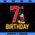 Disney Mickey Mouse 7th Birthday PNG, Disney PNG, Mickey Friends PNG