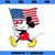 Disney Mickey Mouse Americana Flag PNG, Disney PNG, Mickey Friends PNG