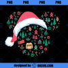 Disney Mickey Mouse Head Icon Christmas Holiday Santa Hat PNG, Disney PNG, Mickey Friends PNG