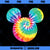 Disney Mickey Mouse Icon Rainbow TieDye PNG, Disney PNG, Mickey Friends PNG