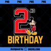 Disney Mickey Mouse My 2nd Birthday PNG, Disney PNG, Mickey Friends PNG