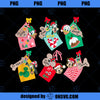 Disney Mickey Mouse Pals Holiday Christmas Gift Tags PNG, Disney PNG, Mickey Friends PNG