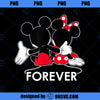 Disney Mickey and Minnie Mouse Silhouettes Forever PNG, Disney PNG, Mickey Minnie PNG