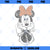 Disney Minnie Mouse Classic Sketch Cute Vintage Portrait PNG, Disney PNG, Mickey Friends PNG