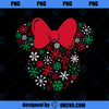 Disney Minnie Mouse Icon Holiday Snowflakes PNG, Disney PNG, Mickey Friends PNG