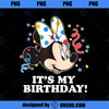 Disney Minnie Mouse Its My Birthday PNG, Disney PNG, Mickey Friends PNG