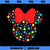 Disney Minnie Mouse Polka Dot Rainbow PNG, Disney PNG, Mickey Friends PNG