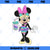 Disney Minnie Mouse Unicorn Stripes and Pineapples PNG, Disney PNG, Mickey Friends PNG