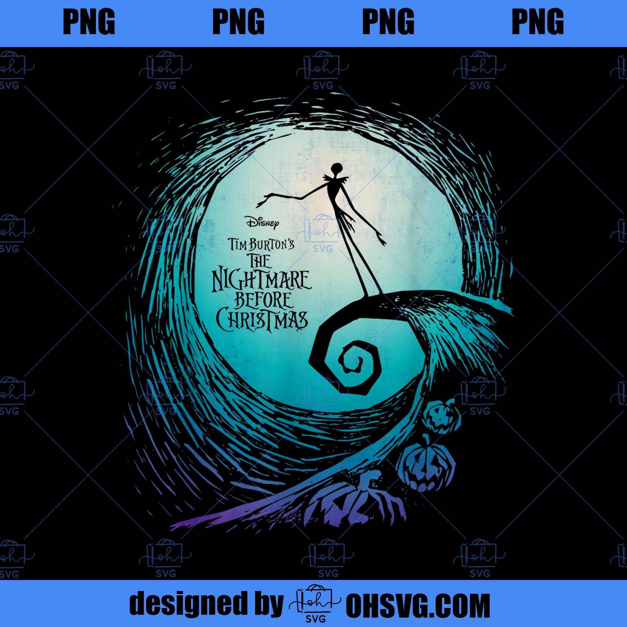 Disney Nightmare Before Christmas Jack Movie Logo PNG Download, Movies PNG, Disney Nightmare PNG