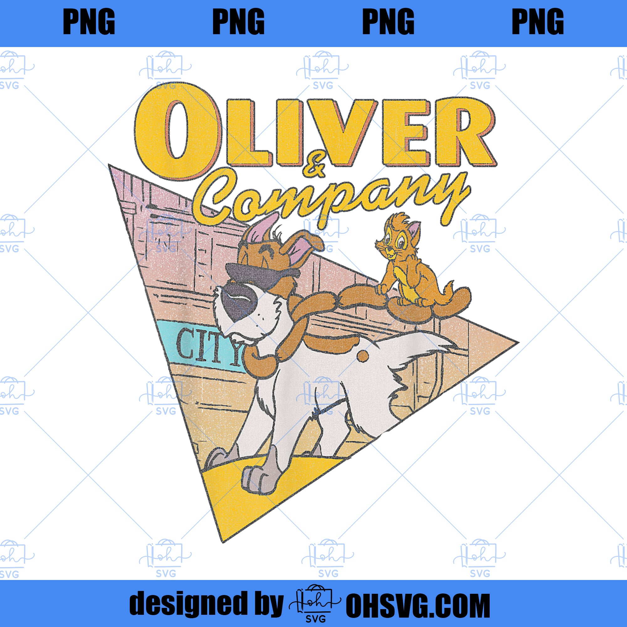 Disney Oliver Company Graphic PNG, Disney PNG, Mickey Friends PNG