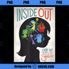 Disney Pixar Inside Out Silhouette Movie Poster PNG Download, Movies PNG, Inside Out PNG