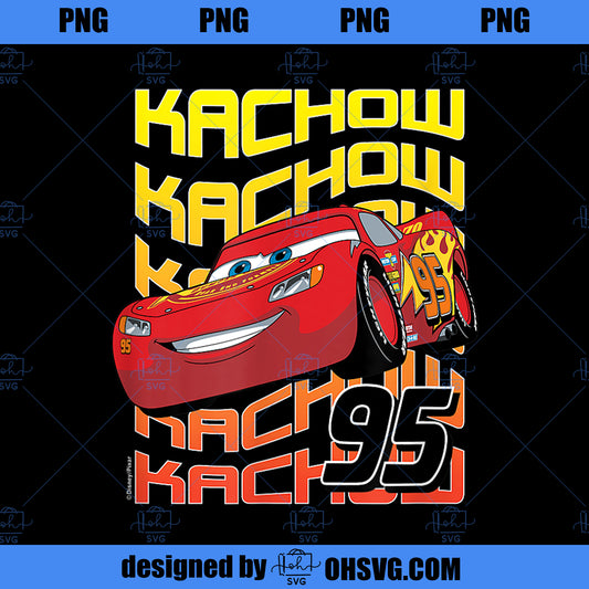 Disney Pixar Kachow 95 PNG, Disney PNG, Kachow 95 PNG
