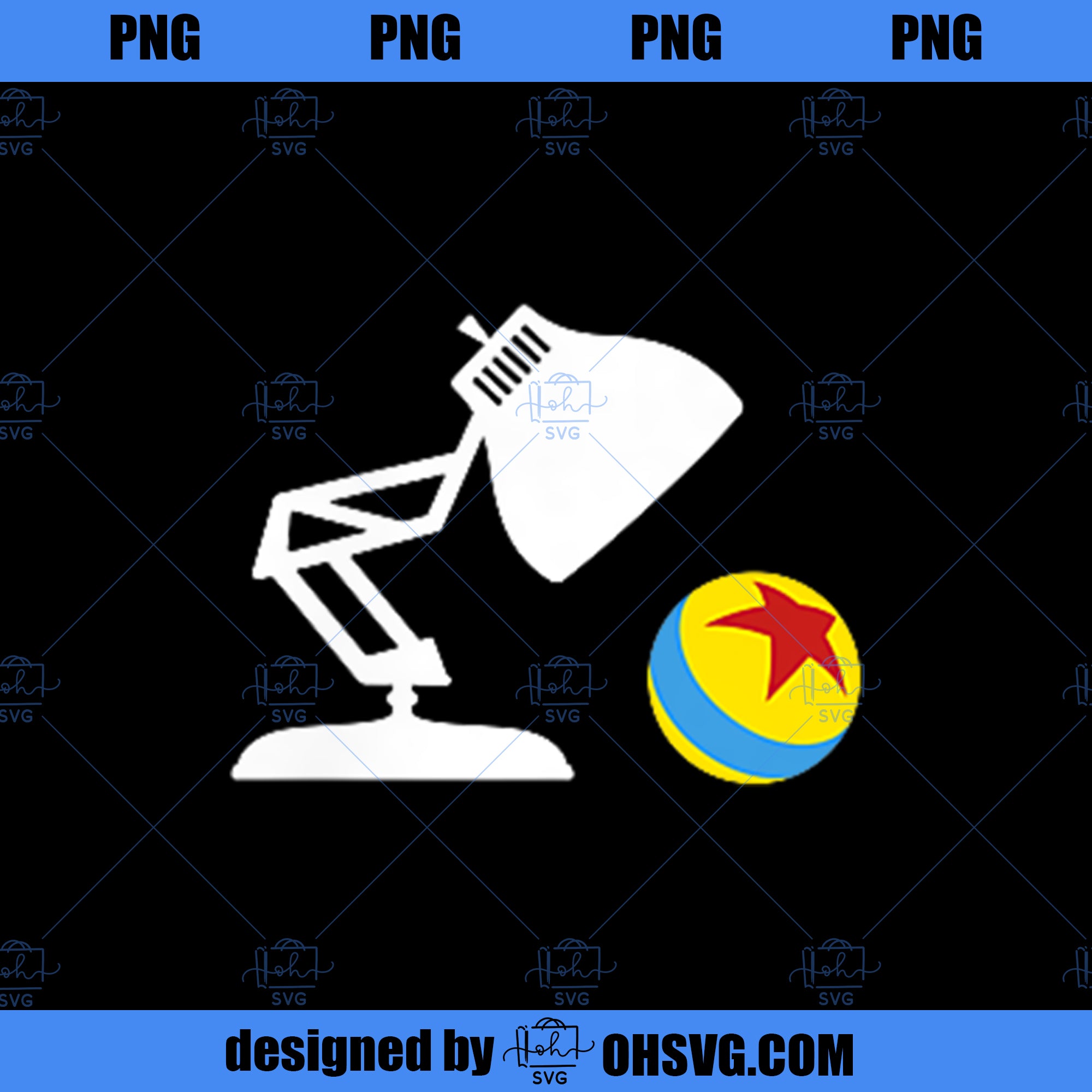 Disney Pixar Lamp Left Chest Movies Back PNG Download, Movies PNG, Pixar Lamp PNG