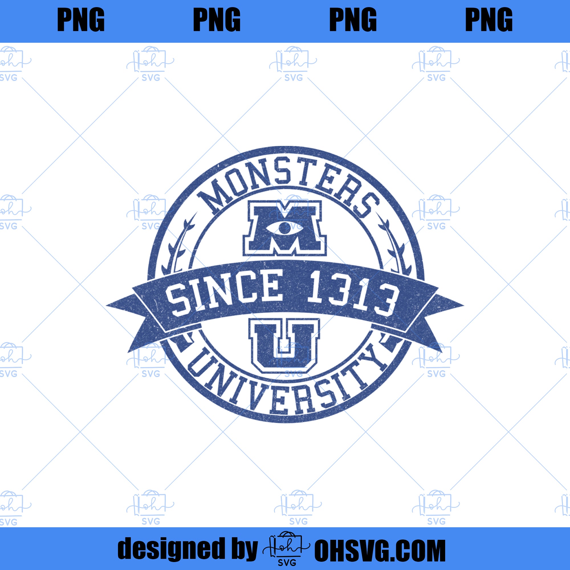 Disney Pixar Monsters University School Crest Movie Logo  PNG Download, Movies PNG, Monsters University PNG