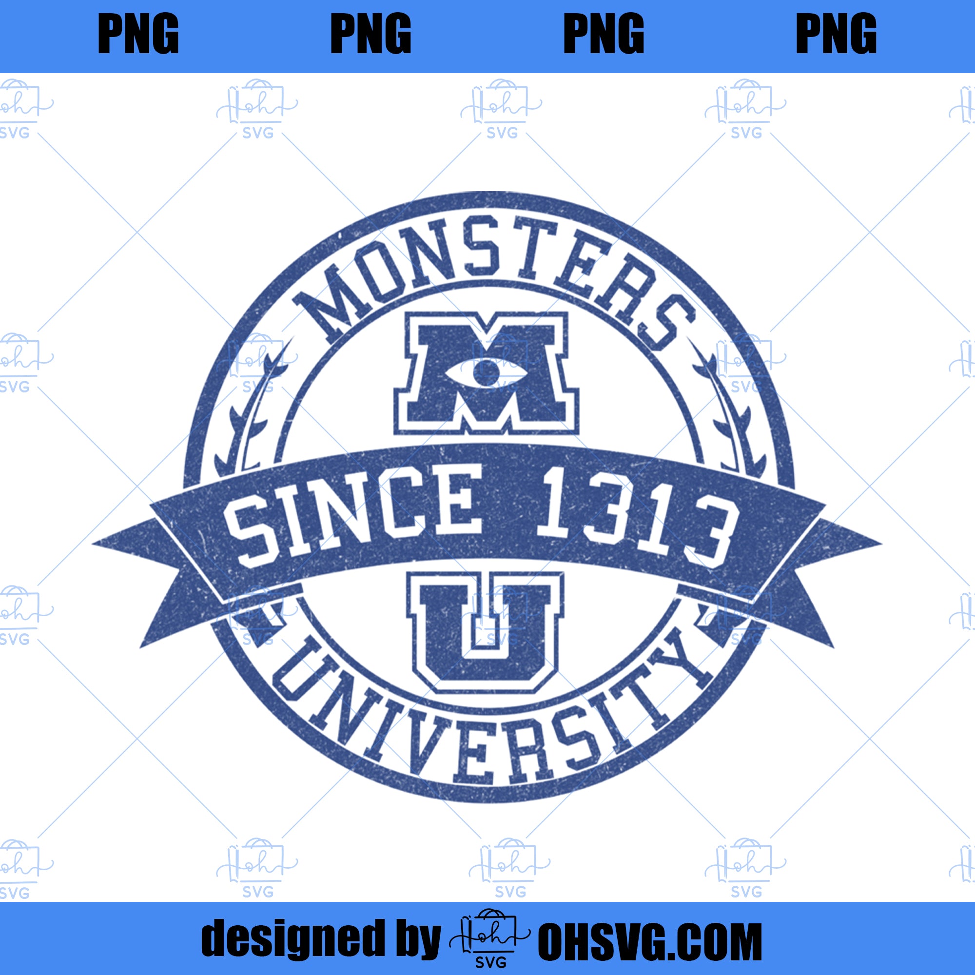 Disney Pixar Monsters University School Crest Movie Logo  PNG, Disney PNG, Disney Pixar PNG