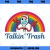 Disney Pixar Toy Story 4 Forky Talkin Trash Rainbow Poster PNG, Disney PNG, Disney Pixar PNG