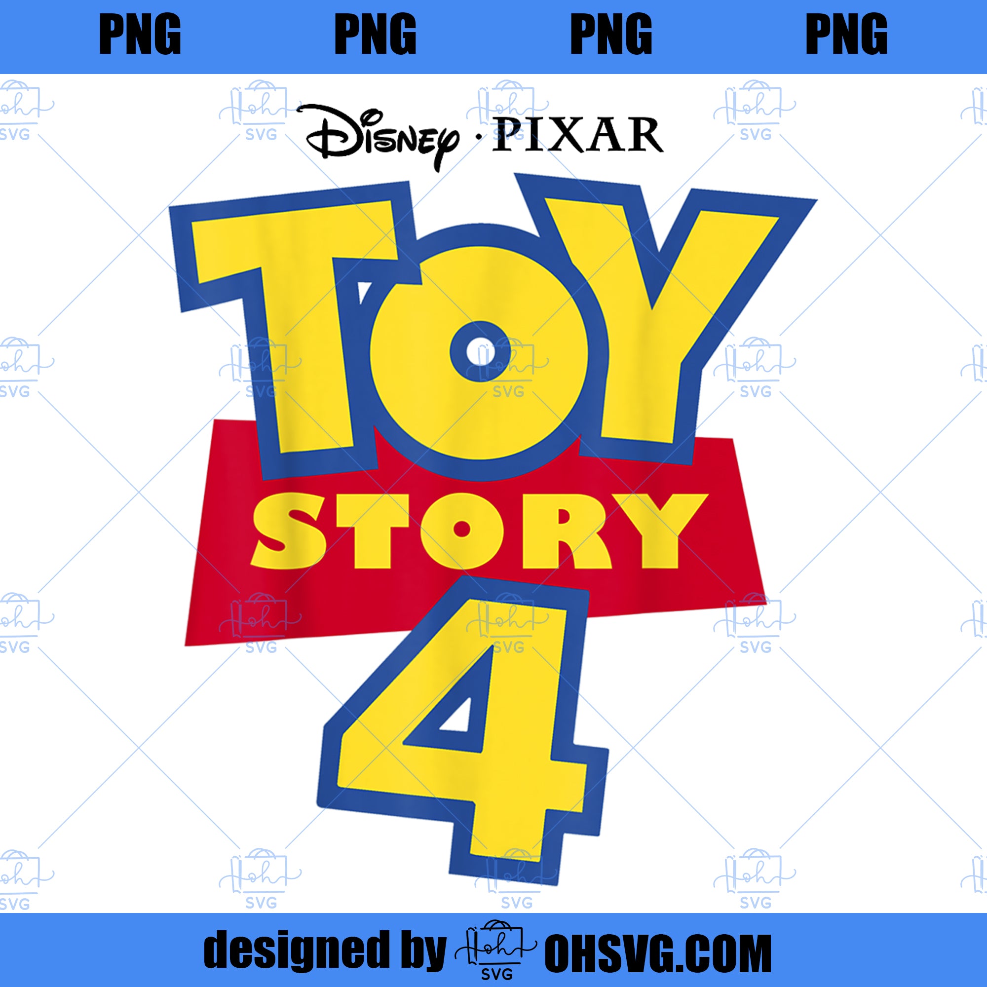 Disney Pixar Toy Story 4 Movie Logo C1 PNG Download, Movies PNG, Toy Story PNG