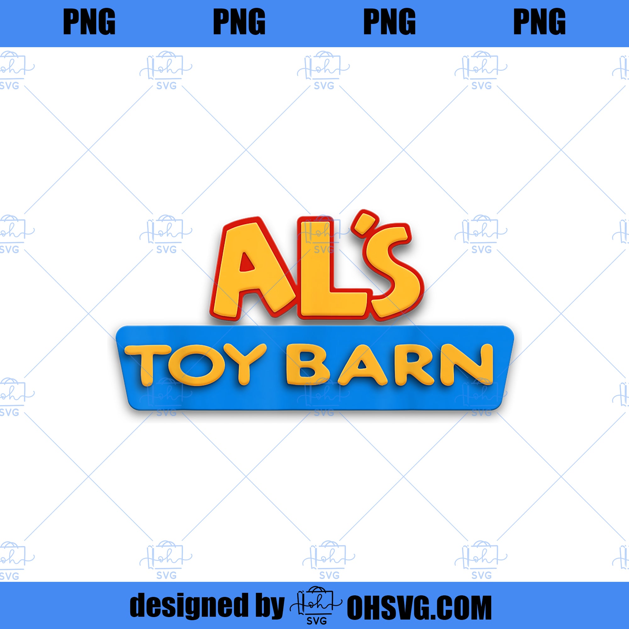 Disney Pixar Toy Story Al s Toy Barn Classic Movie Logo PNG Download, Movies PNG, Toy Story PNG