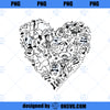 Disney Pixar Toy Story Characters Heart Fill PNG, Disney PNG, Disney Pixar PNG