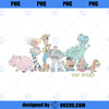 Disney Pixar Toy Story Group Shot Line Up Distressed Poster  PNG, Disney PNG, Disney Pixar PNG