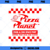 Disney Pixar Toy Story Pizza Planet Checkered Logo  PNG, Disney PNG, Disney Pixar PNG