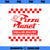 Disney Pixar Toy Story Pizza Planet Checkered Logo  PNG, Disney PNG, Disney Pixar PNG