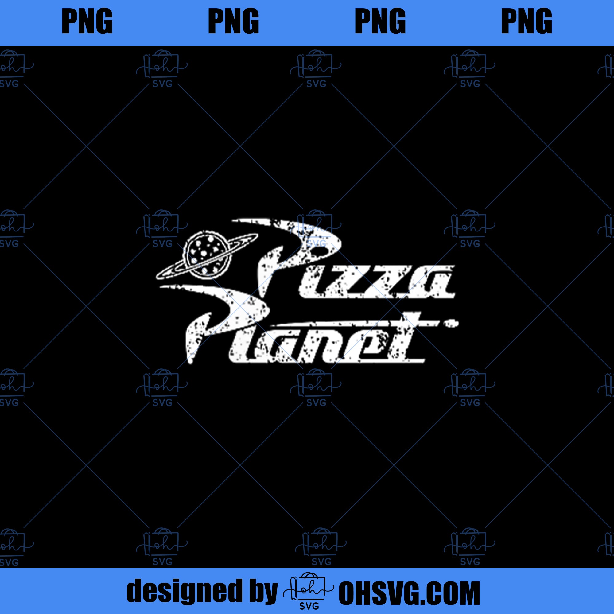 Disney Pixar Toy Story Pizza Planet Left Chest Logo PNG, Disney PNG, Disney Pixar PNG