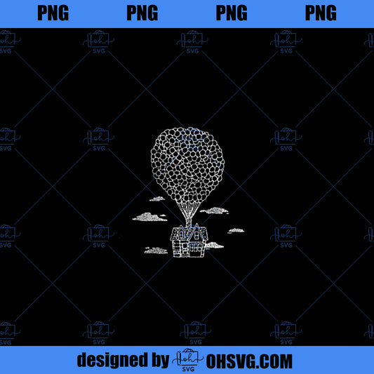 Disney Pixar Up Balloon Adventure Front Back PNG, Disney PNG, Disney Pixar PNG