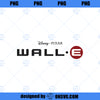 Disney Pixar WALLE Center Movie Logo Graphic PNG Download, Movies PNG, WALLE PNG