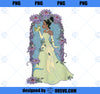 Disney Princess And The Frog Tiana Floral Kiss T-Shirt PNG, Disney PNG, Princess PNG