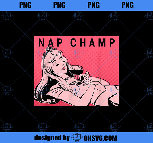 Disney Princess Aurora Nap Champ PNG, Disney PNG, Princess PNG