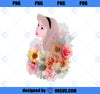 Disney Princess Aurora Sleeping Beauty Floral PNG, Disney PNG, Princess PNG