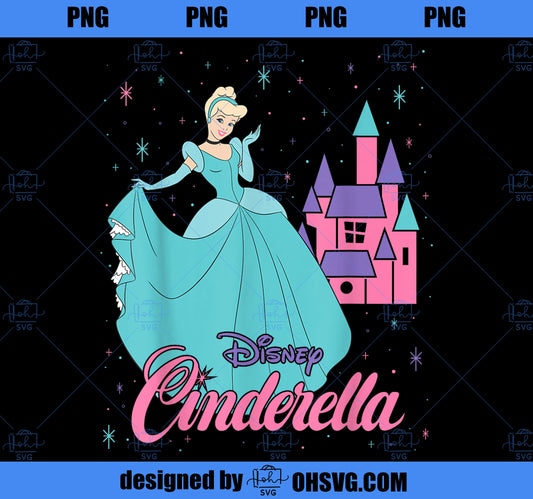 Disney Princess Cinderella Retro 90s PNG, Disney PNG, Princess PNG