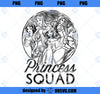 Disney Princess Group Sketch Portrait Princess Squad PNG, Disney PNG, Princess PNG