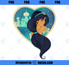 Disney Princess Jasmine Agrabah Heart PNG, Disney PNG, Princess PNG