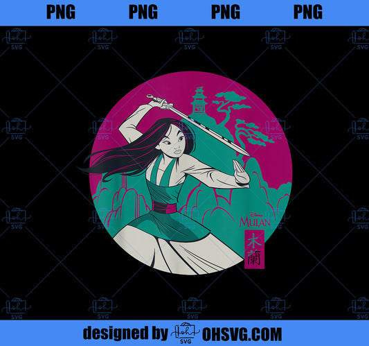 Disney Princess Mulan Medallion PNG, Disney PNG, Princess PNG