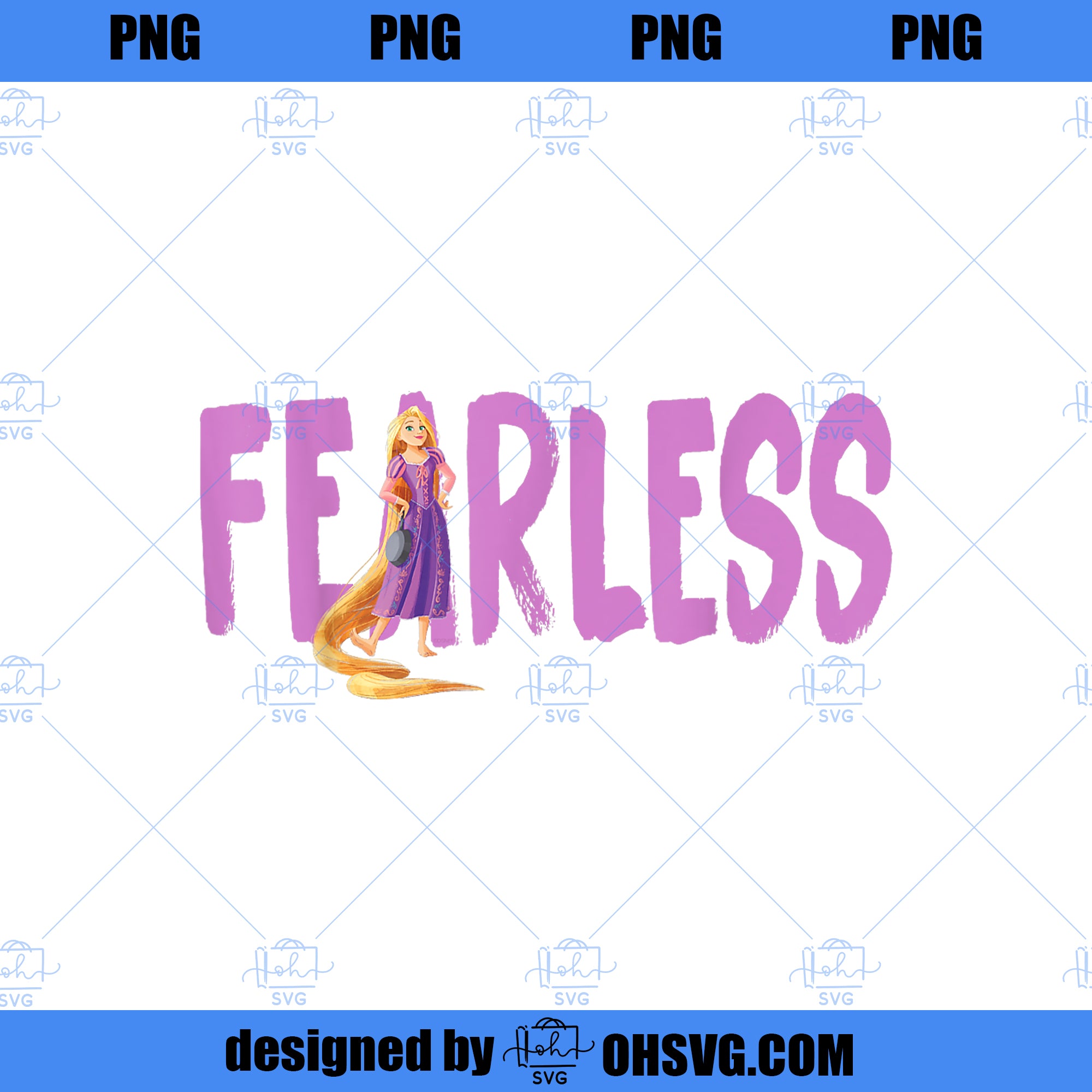 Disney Princess Rapunzel Fearless PNG, Disney PNG, Disney Princess PNG