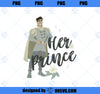 Disney Princess &amp; The Frog Prince Naveen Her Prince Premium PNG, Disney PNG, Princess PNG