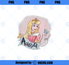 Disney Sleeping Beauty Princess Aurora in Pink Dress PNG, Disney PNG, Princess PNG