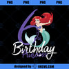 Disney The Little Mermaid Ariel 6th Birthday Princess Pose PNG, Disney PNG, The Little Mermaid PNG