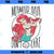 Disney The Little Mermaid Ariel Mermaid Hair Dont Care PNG, Disney PNG, The Little Mermaid PNG