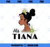 Disney The Princess And The Frog His Tiana Couples Tank Top PNG, Disney PNG, Princess PNG