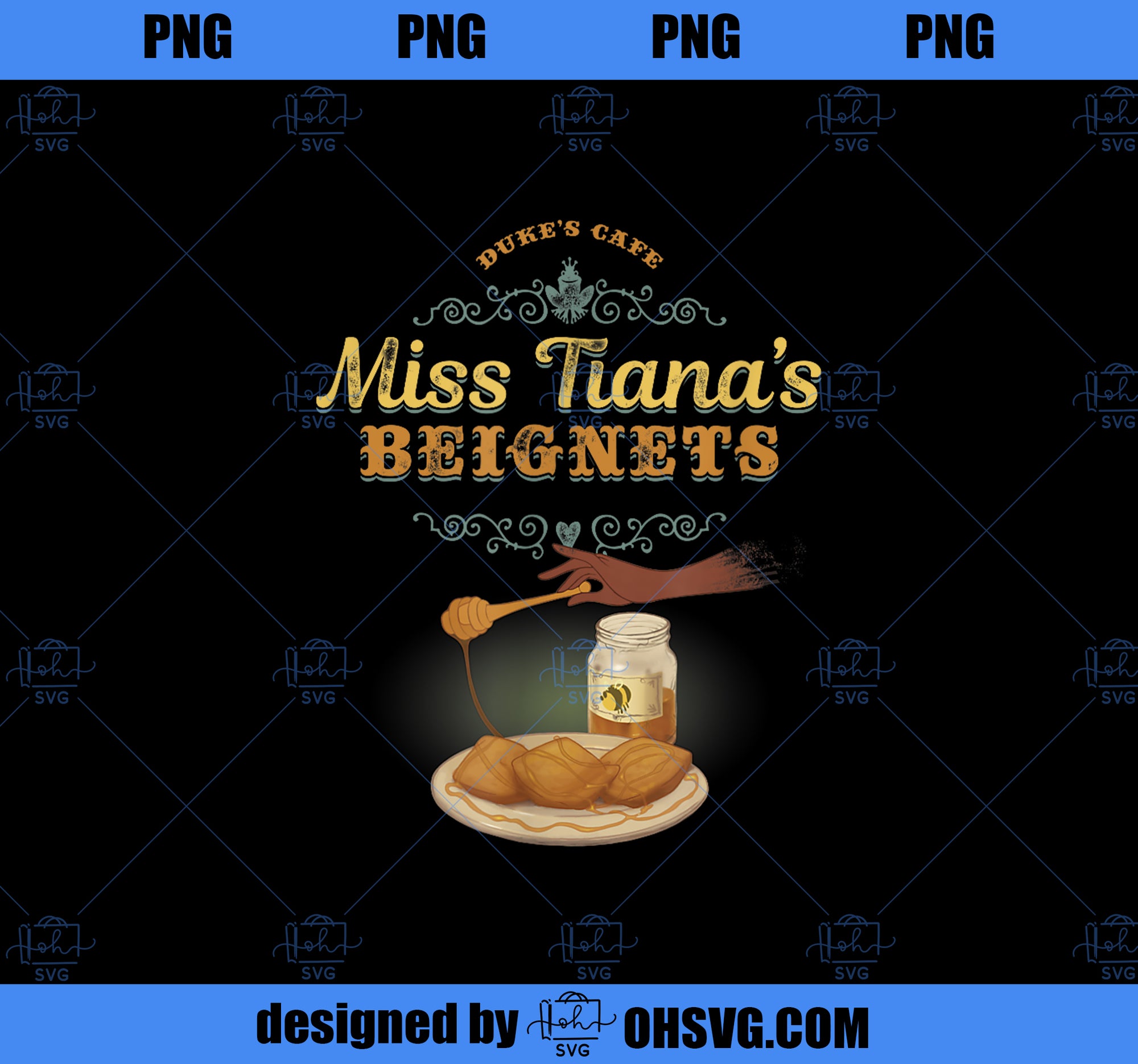 Disney The Princess And The Frog Miss Tiana_s Beignets PNG, Disney PNG, Princess PNG