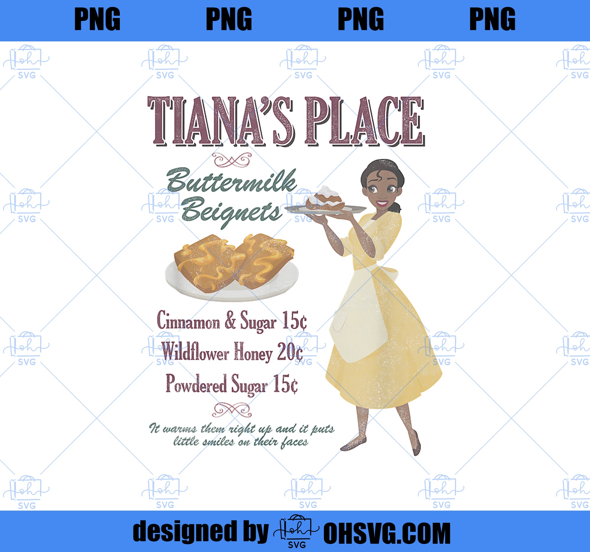 Disney The Princess And The Frog Tiana_s Place Advertisement PNG, Disney PNG, Princess PNG