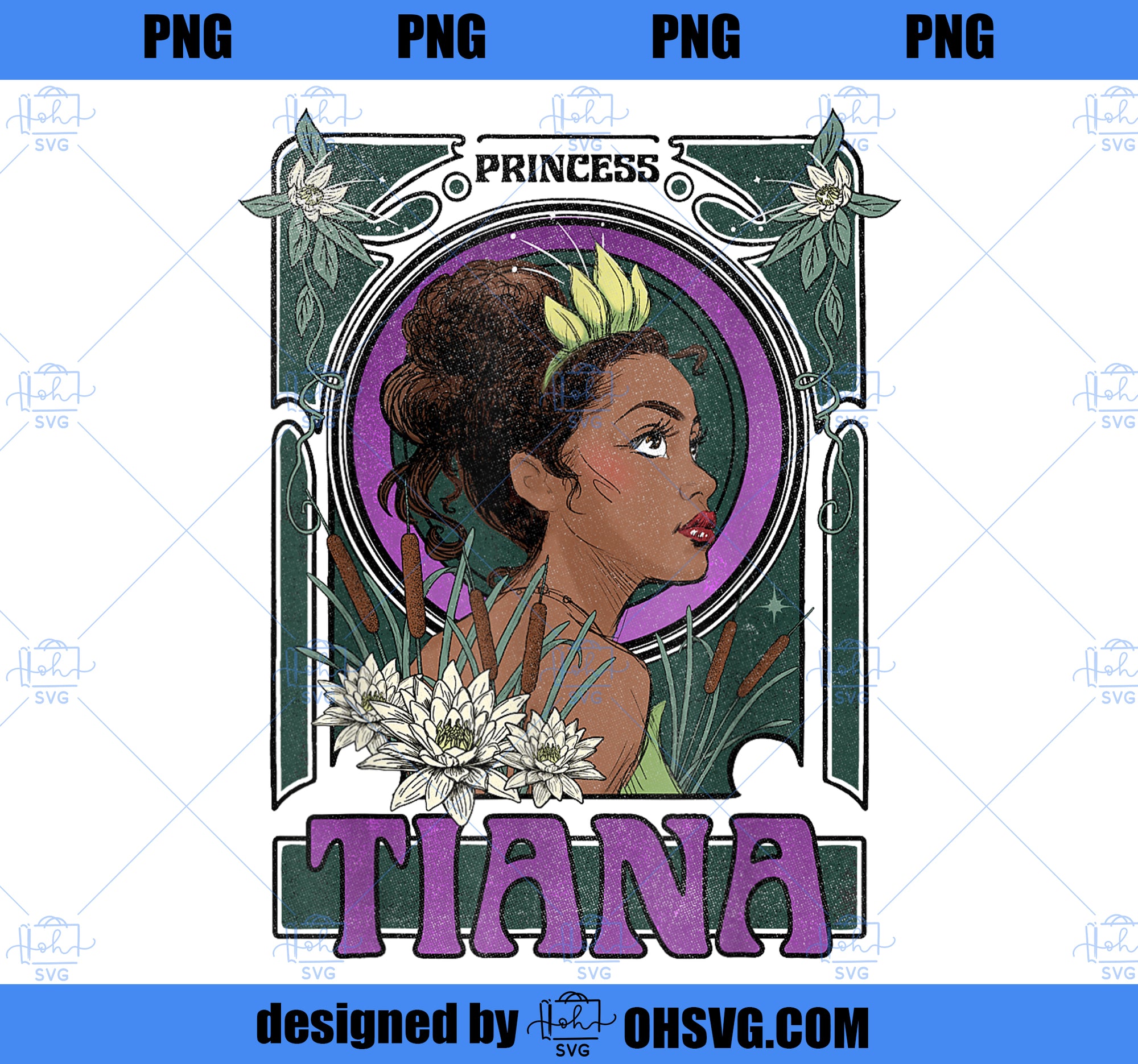 Disney The Princess & The Frog Tiana Profile Sketch PNG, Disney PNG, Princess PNG