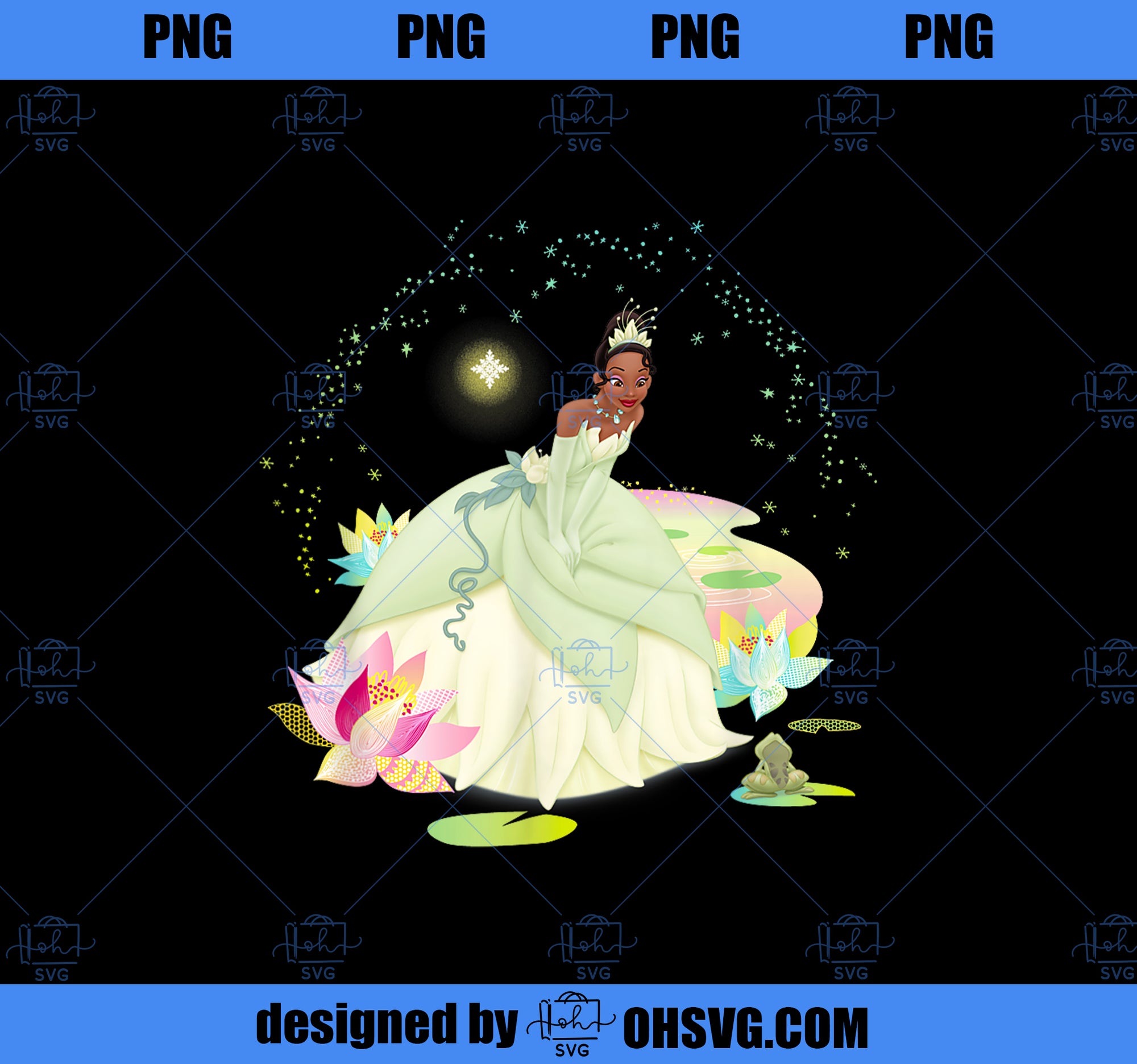 Disney The Princess and The Frog Tiana on a Bayou PNG, Disney PNG, Princess PNG