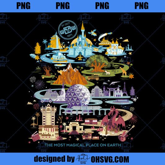 Disney Walt Disney World 50th Anniversary  PNG, Disney PNG, Walt Disney PNG