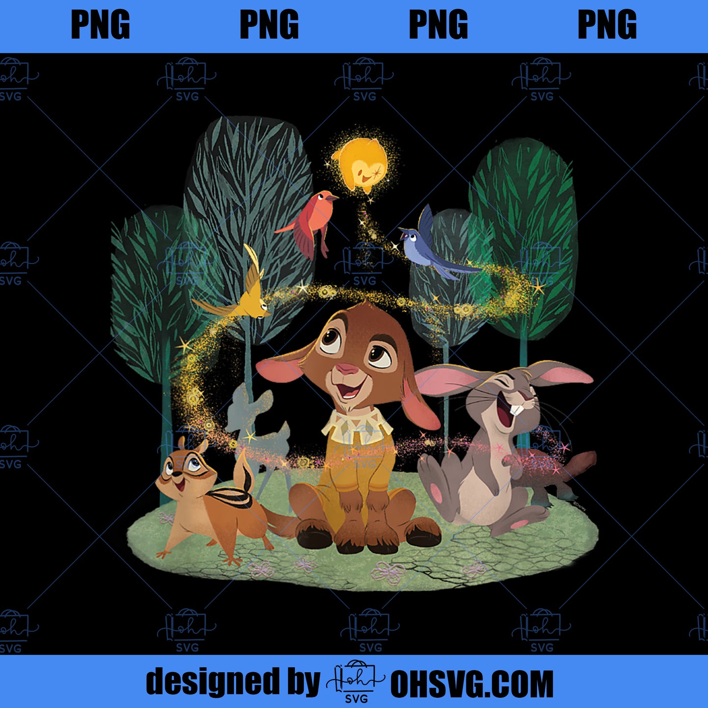 Disney Wish Star and Valentino Animal Friends PNG, Disney PNG, Disney Wish PNG