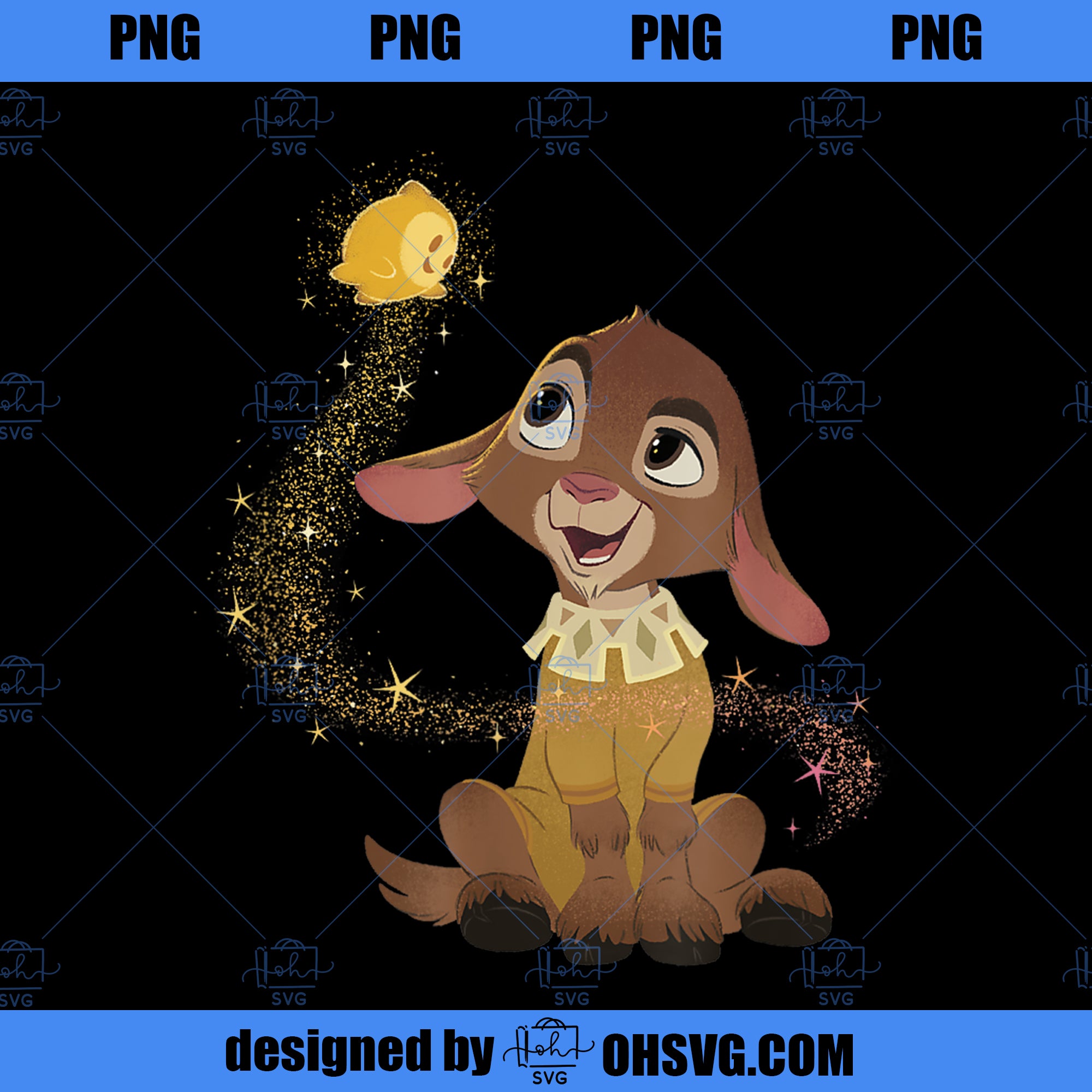 Disney Wish Valentino Star Magical Wishing Duo Portrait PNG, Disney PNG, Disney Wish PNG