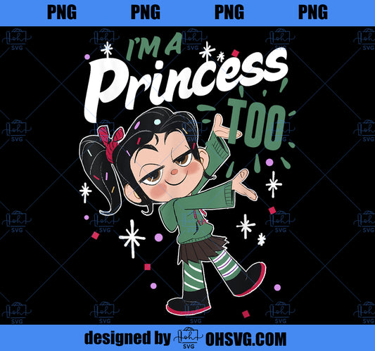 Disney Wreck It Ralph 2 Princess Logo Graphic T-Shirt PNG, Disney PNG, Princess PNG